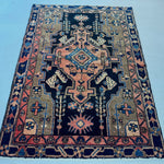 Persian Hamadan Rug | 3' 1” x 4' 5" - Rug the Rock - 