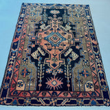 Persian Hamadan Rug | 3' 1” x 4' 5" - Rug the Rock - 