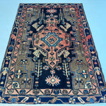 Persian Hamadan Rug | 3' 1” x 4' 5" - Rug the Rock - 