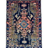 Persian Hamadan Rug | 3' 1” x 4' 5" - Rug the Rock - 