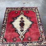 Persian Hamadan Rug | 3' 5" x 3' 9" - Rug the Rock - 