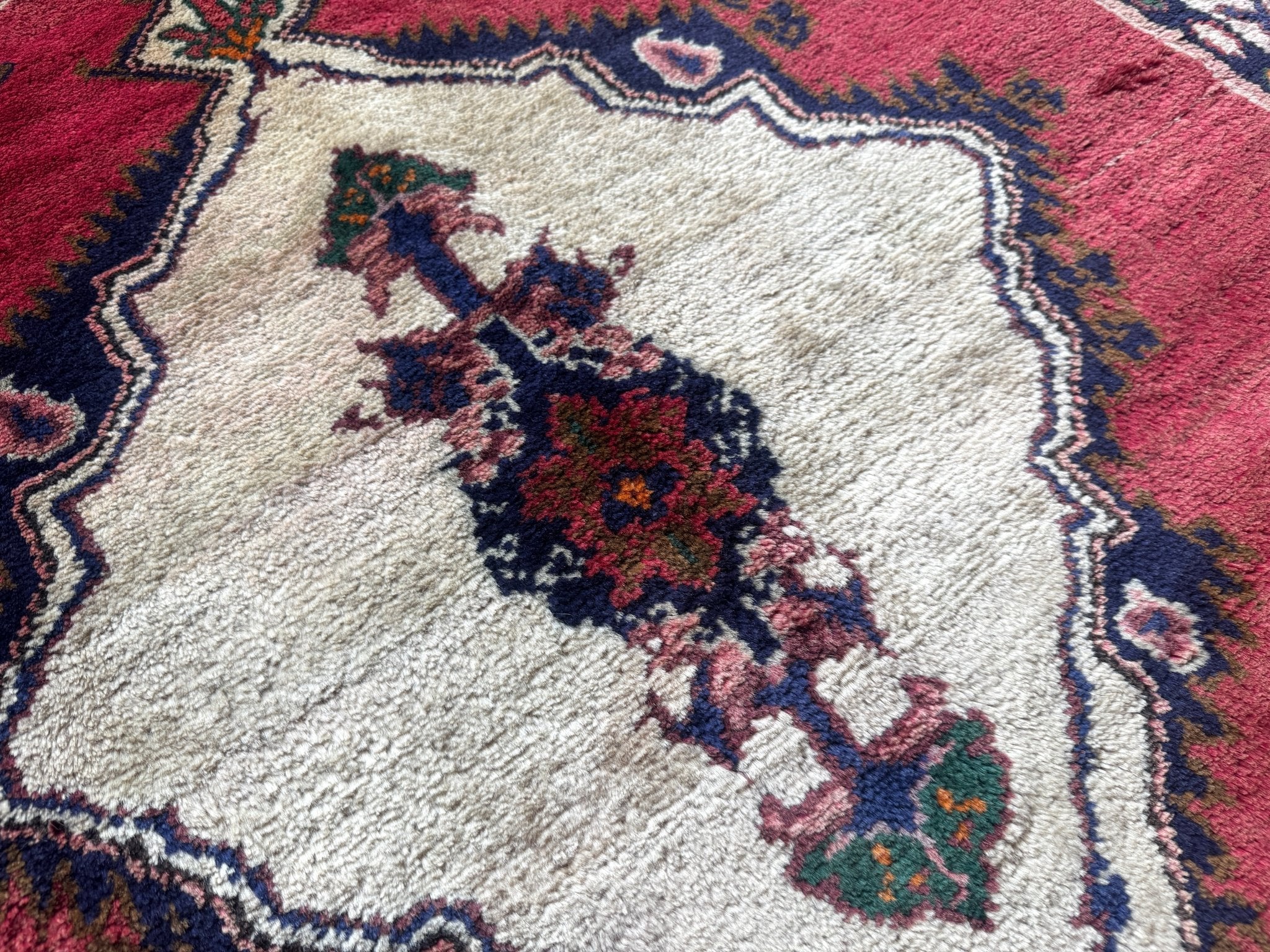 Persian Hamadan Rug | 3' 5" x 3' 9" - Rug the Rock - 