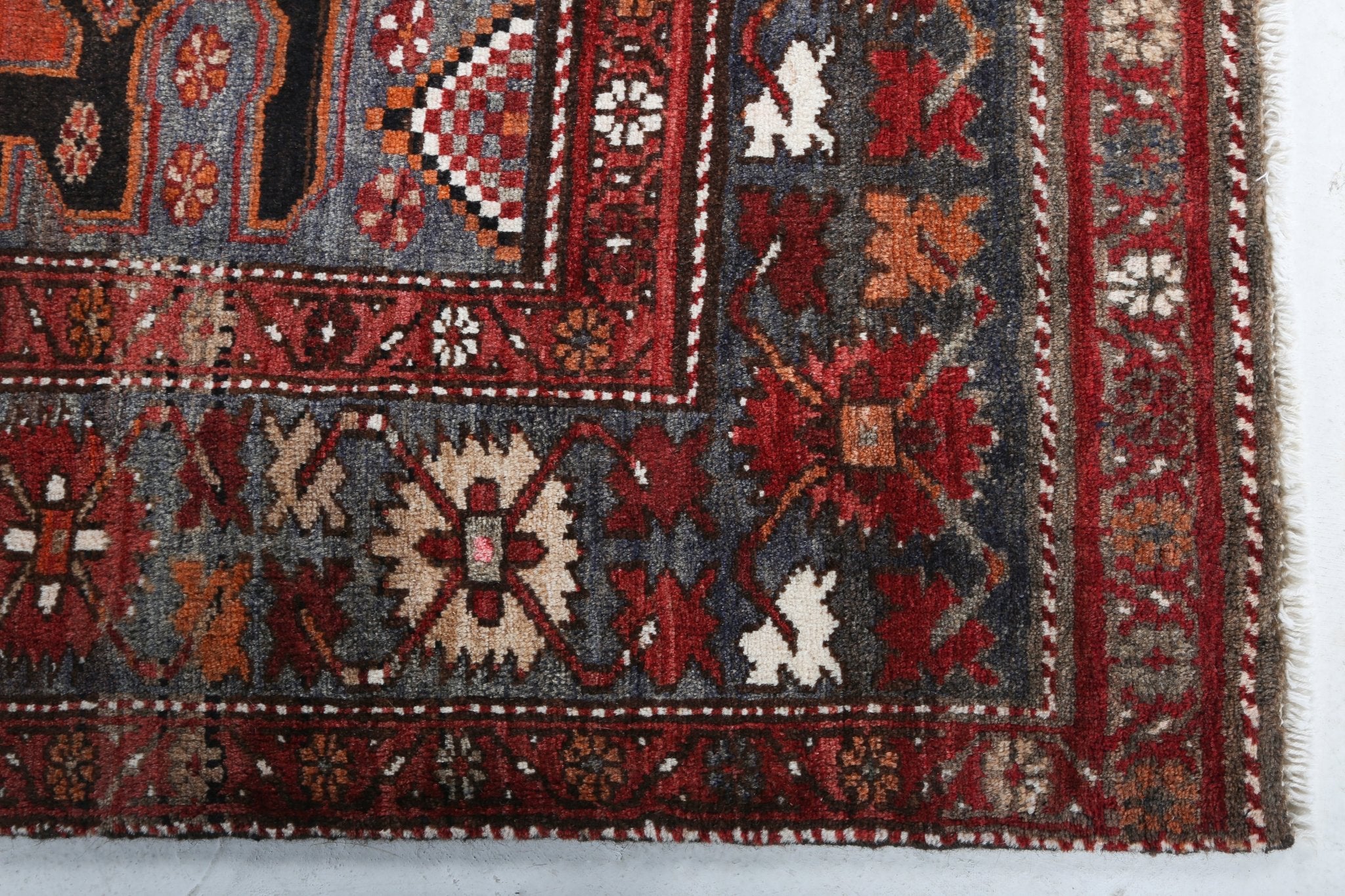 Persian Hamadan Rug | 4' 3" x 6' 8" - Rug the Rock - 