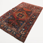 Persian Hamadan Rug | 4' 3" x 6' 8" - Rug the Rock - 