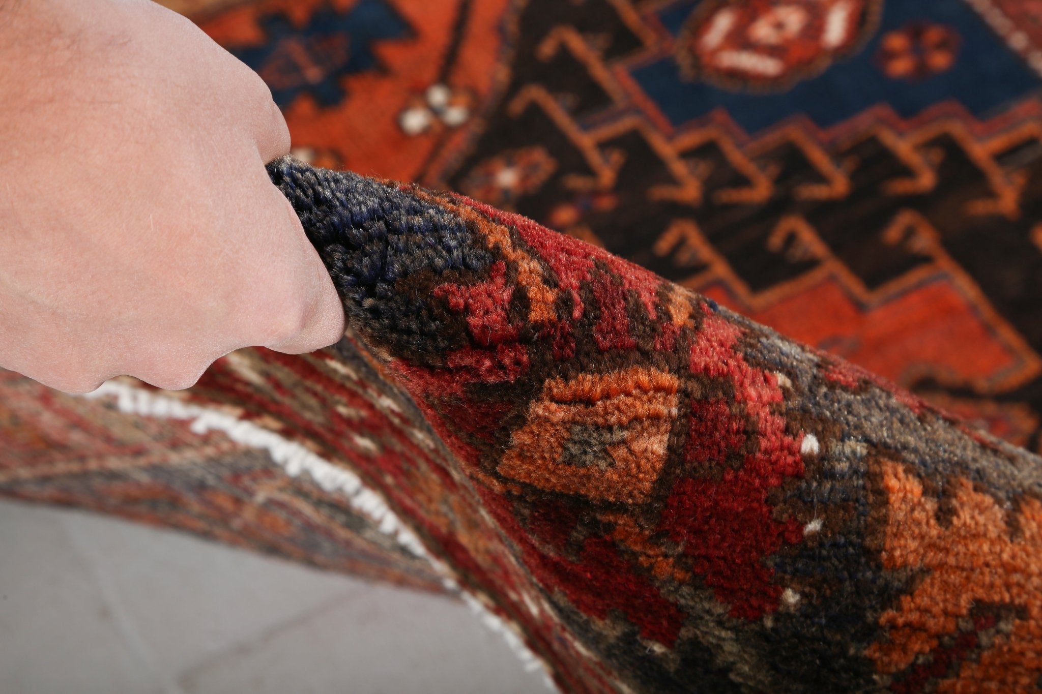 Persian Hamadan Rug | 4' 3" x 6' 8" - Rug the Rock - 