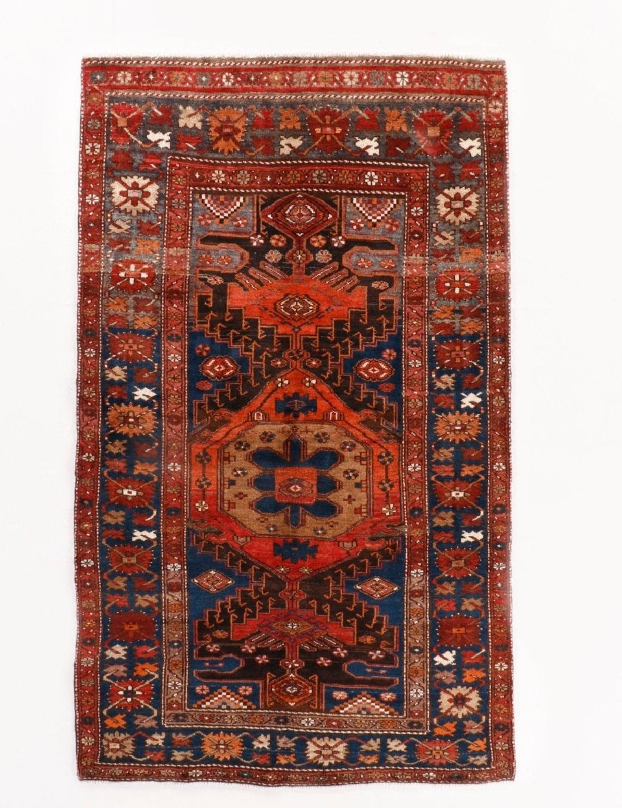 Persian Hamadan Rug | 4' 3" x 6' 8" - Rug the Rock - 
