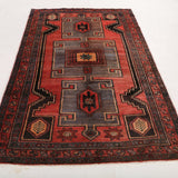 Persian Hamadan Rug | 4' 5" x 7' 6" - Rug the Rock - 