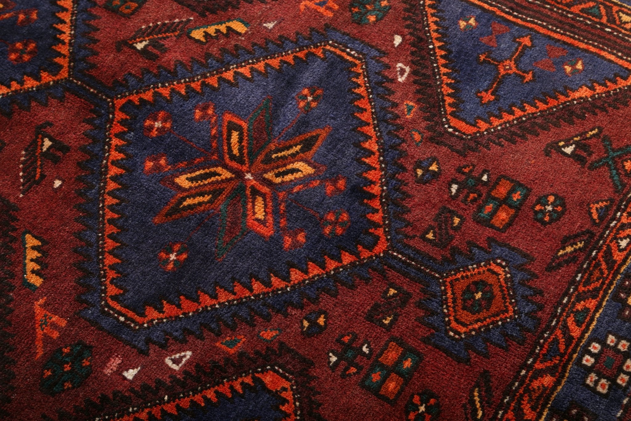 Persian Hamadan Rug | 4' 6" x 7' 3" - Rug the Rock - 