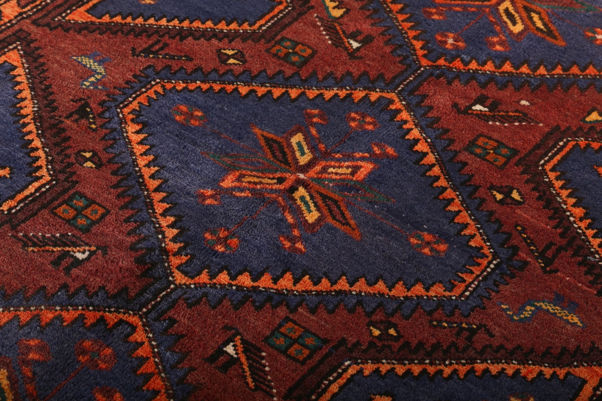 Persian Hamadan Rug | 4' 6" x 7' 3" - Rug the Rock - 