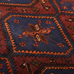 Persian Hamadan Rug | 4' 6" x 7' 3" - Rug the Rock - 