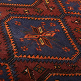 Persian Hamadan Rug | 4' 6" x 7' 3" - Rug the Rock - 