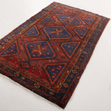 Persian Hamadan Rug | 4' 6" x 7' 3" - Rug the Rock - 