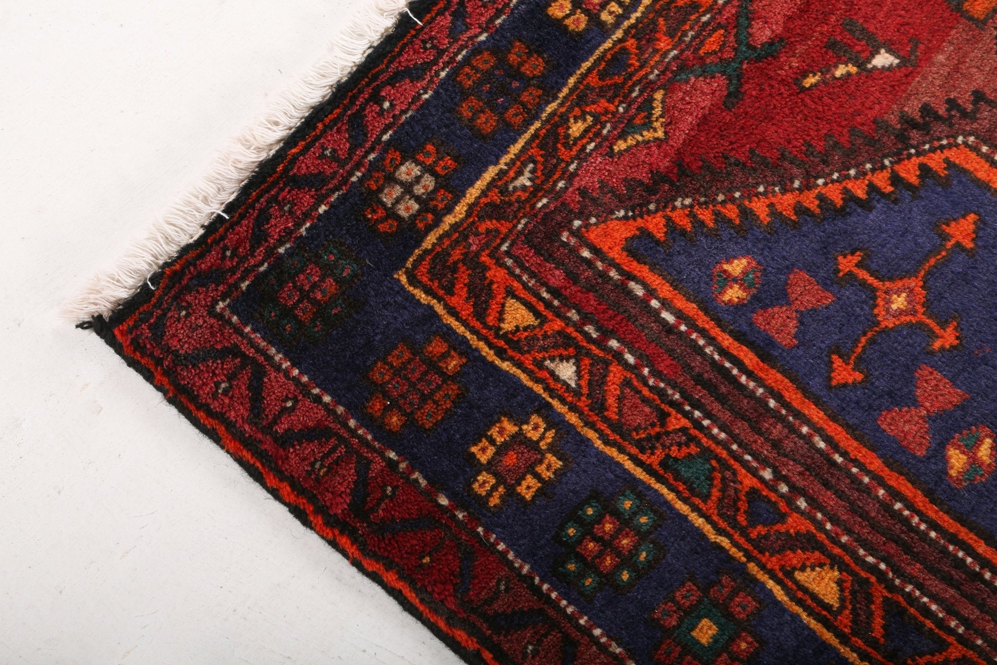 Persian Hamadan Rug | 4' 6" x 7' 3" - Rug the Rock - 