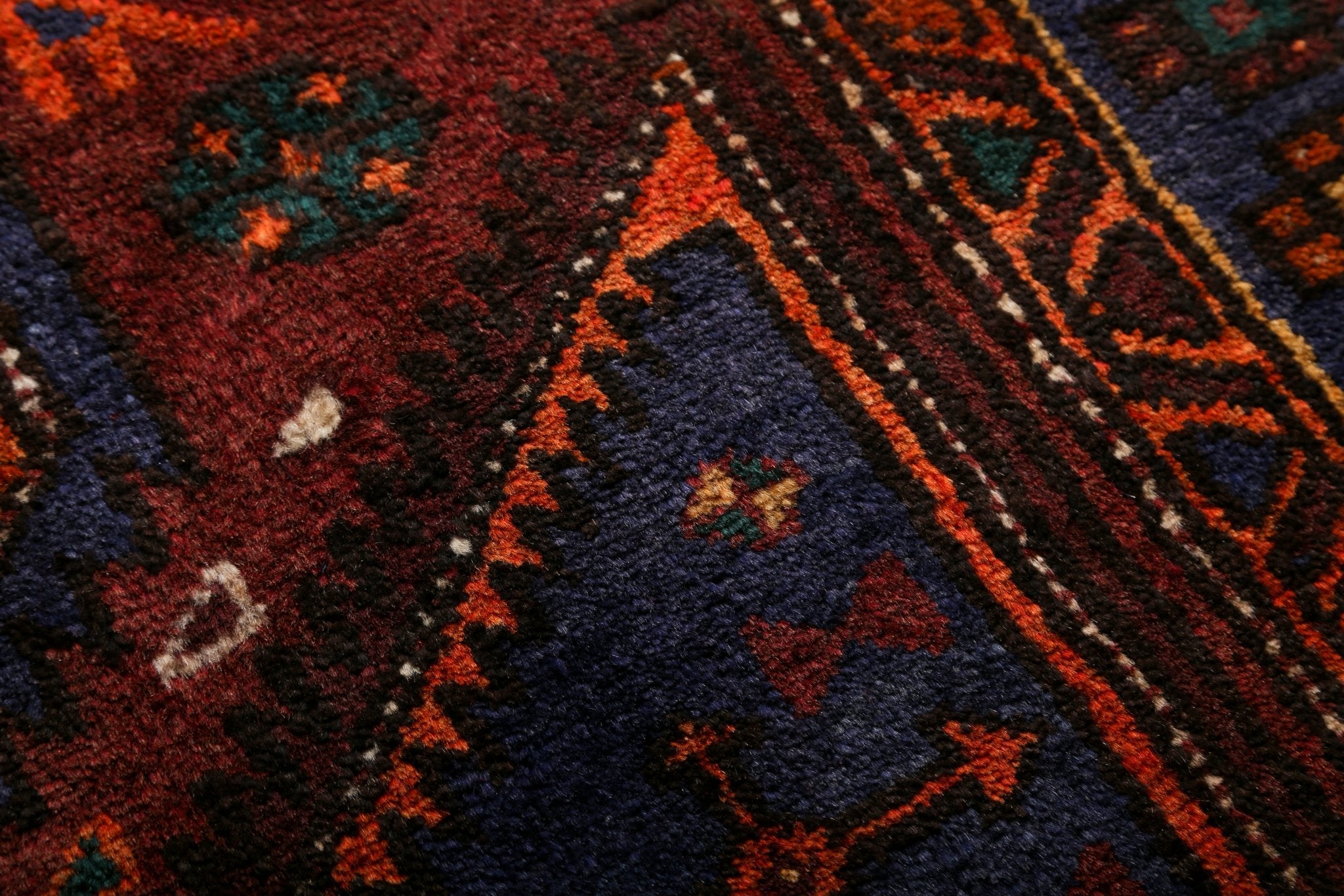 Persian Hamadan Rug | 4' 6" x 7' 3" - Rug the Rock - 