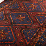Persian Hamadan Rug | 4' 6" x 7' 3" - Rug the Rock - 