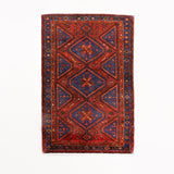 Persian Hamadan Rug | 4' 6" x 7' 3" - Rug the Rock - 