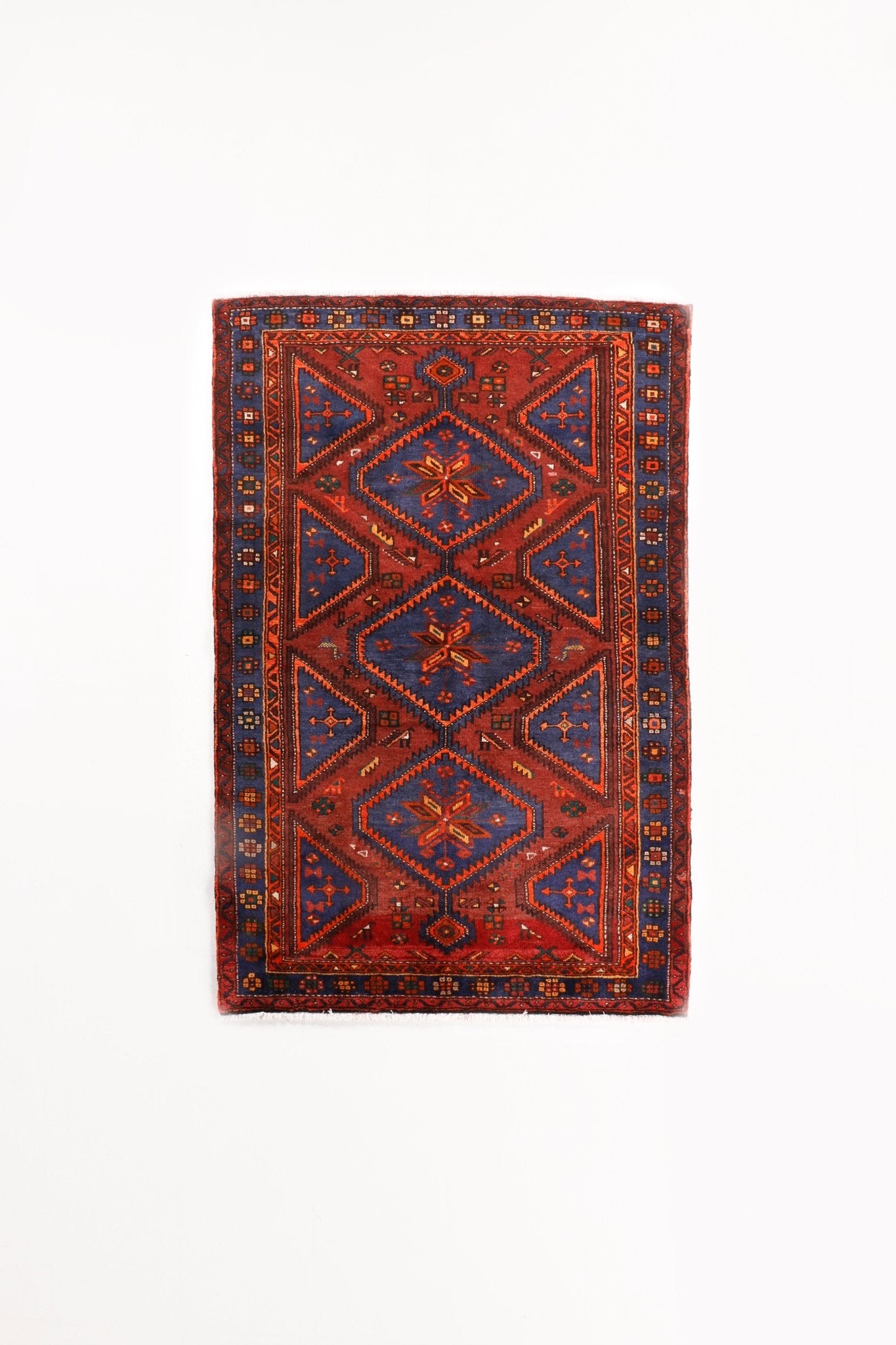 Persian Hamadan Rug | 4' 6" x 7' 3" - Rug the Rock - 