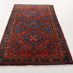 Persian Hamadan Rug | 4' 6" x 7' 3" - Rug the Rock - 