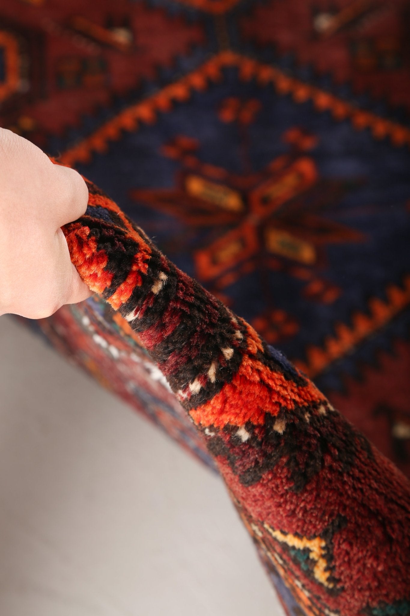 Persian Hamadan Rug | 4' 6" x 7' 3" - Rug the Rock - 