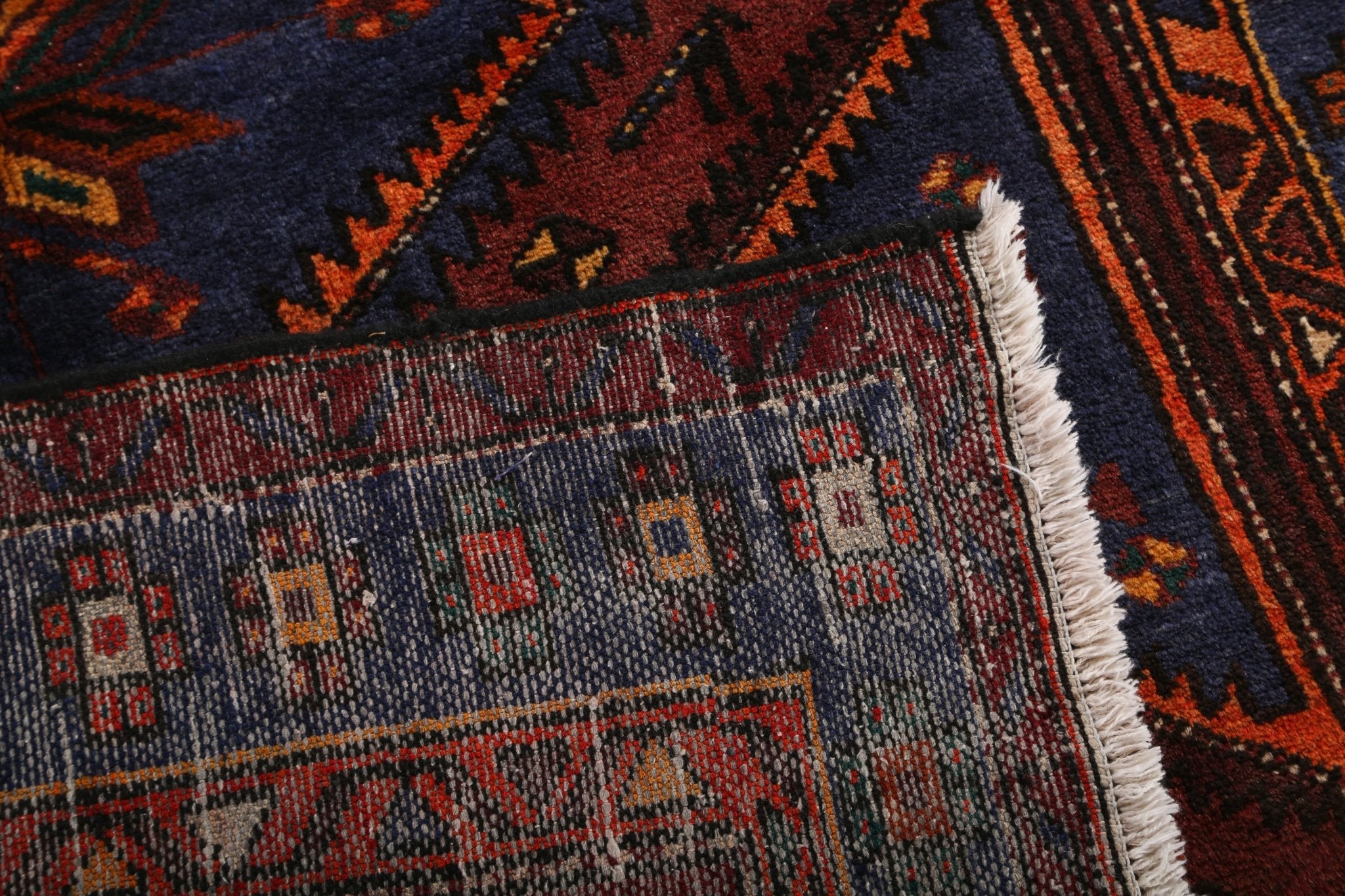 Persian Hamadan Rug | 4' 6" x 7' 3" - Rug the Rock - 