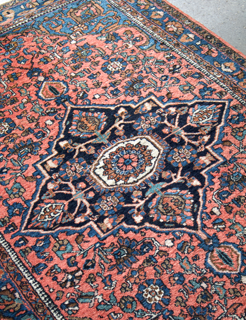 Persian Hamadan Rug | 4' 7" x 6' 9" - Rug the Rock - available