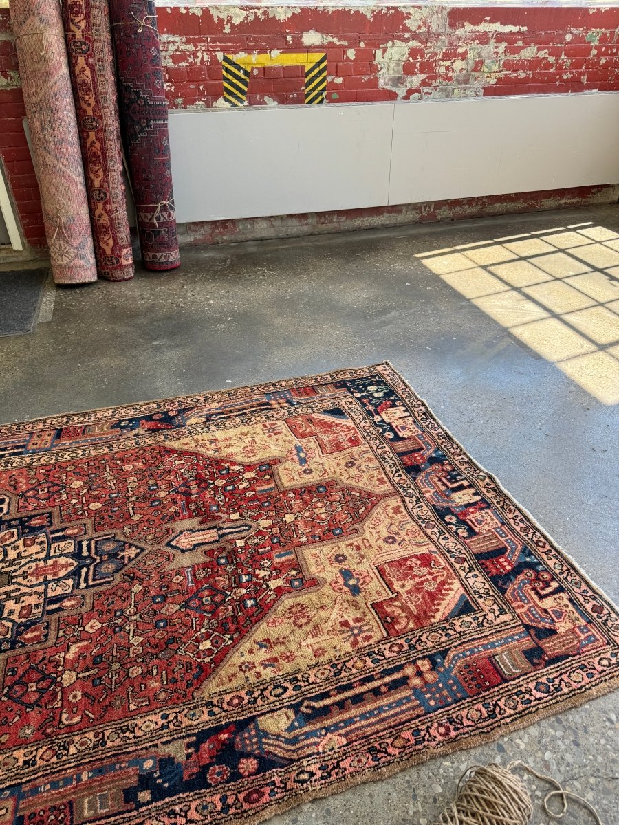 Persian Hamadan Rug | 5' 3" x 10' 6" - Rug the Rock