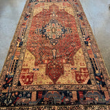 Persian Hamadan Rug | 5' 3" x 10' 6" - Rug the Rock