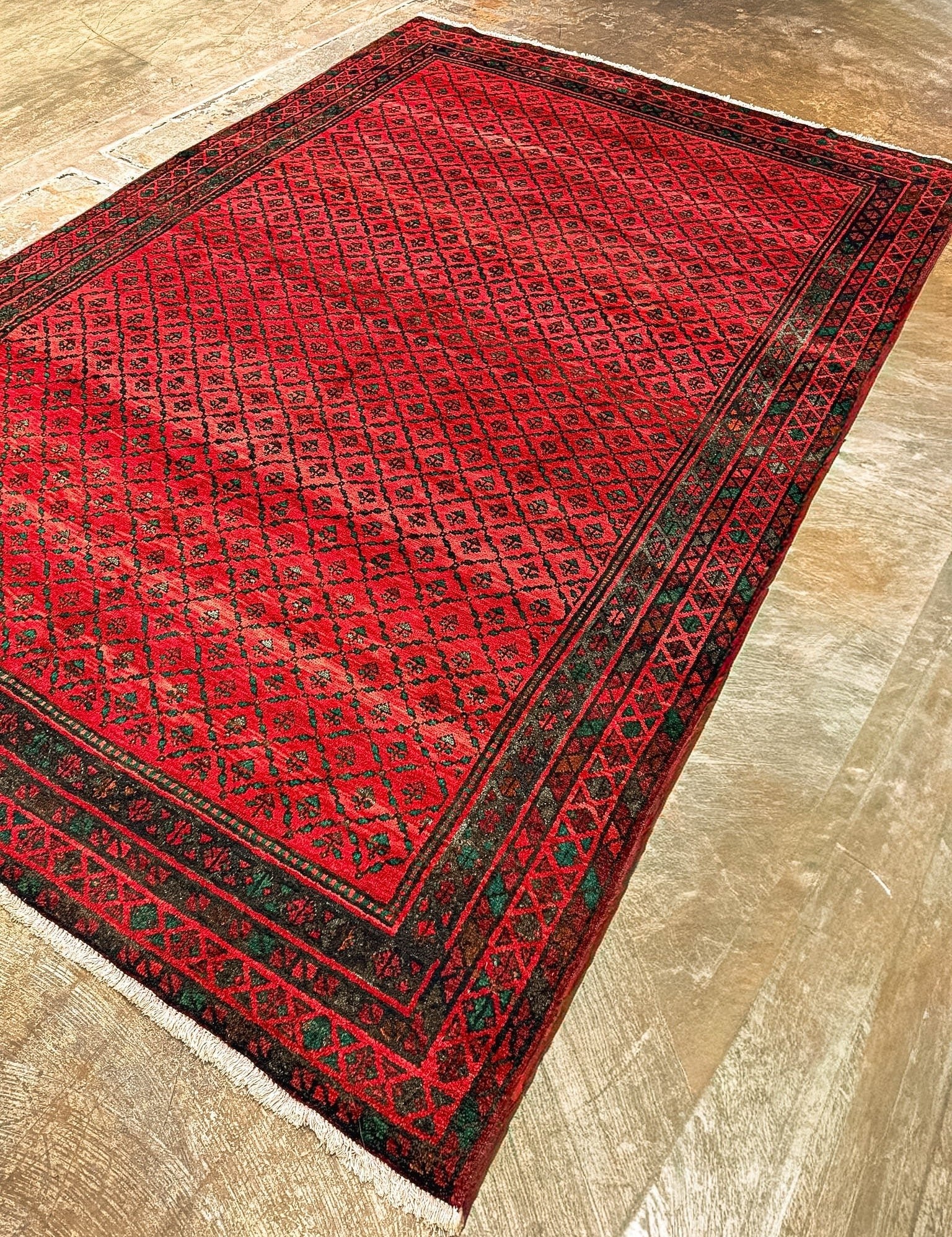 Persian Hamadan Rug | 6' 7" x 9' 9" - Rug the Rock - available