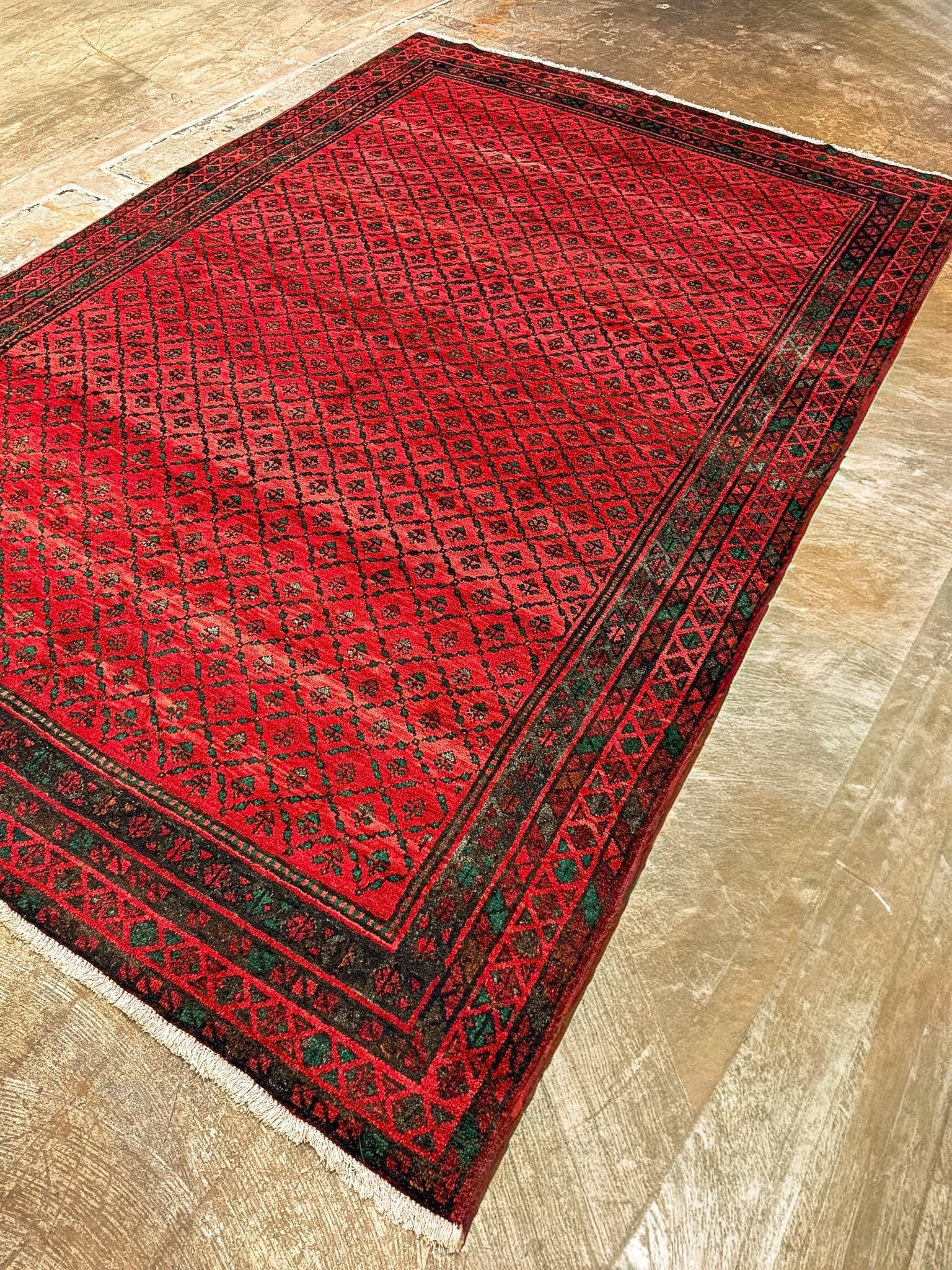 Persian Hamadan Rug | 6' 7" x 9' 9" - Rug the Rock - available