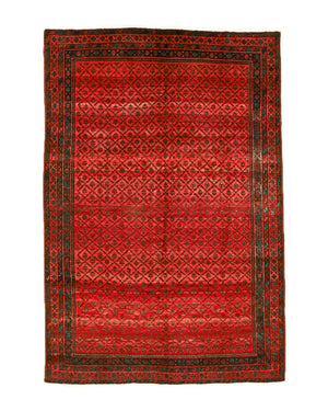 Persian Hamadan Rug | 6' 7" x 9' 9"