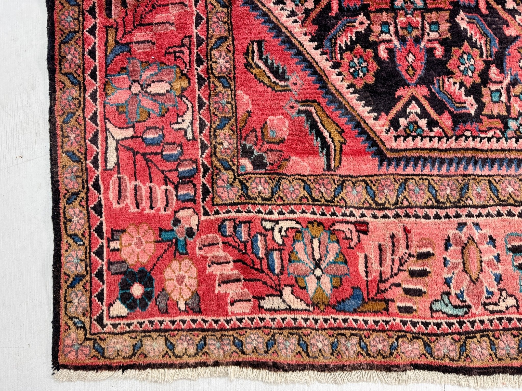 Persian Hamadan Rug | 7' 9” x 10' - Rug the Rock - 