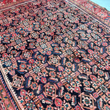 Persian Hamadan Rug | 7' 9” x 10' - Rug the Rock - 