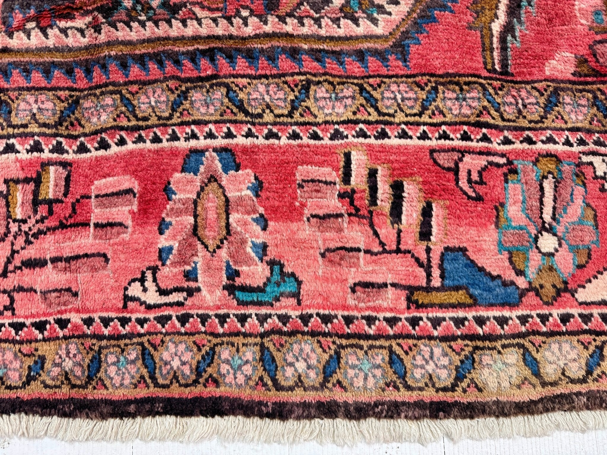 Persian Hamadan Rug | 7' 9” x 10' - Rug the Rock - 