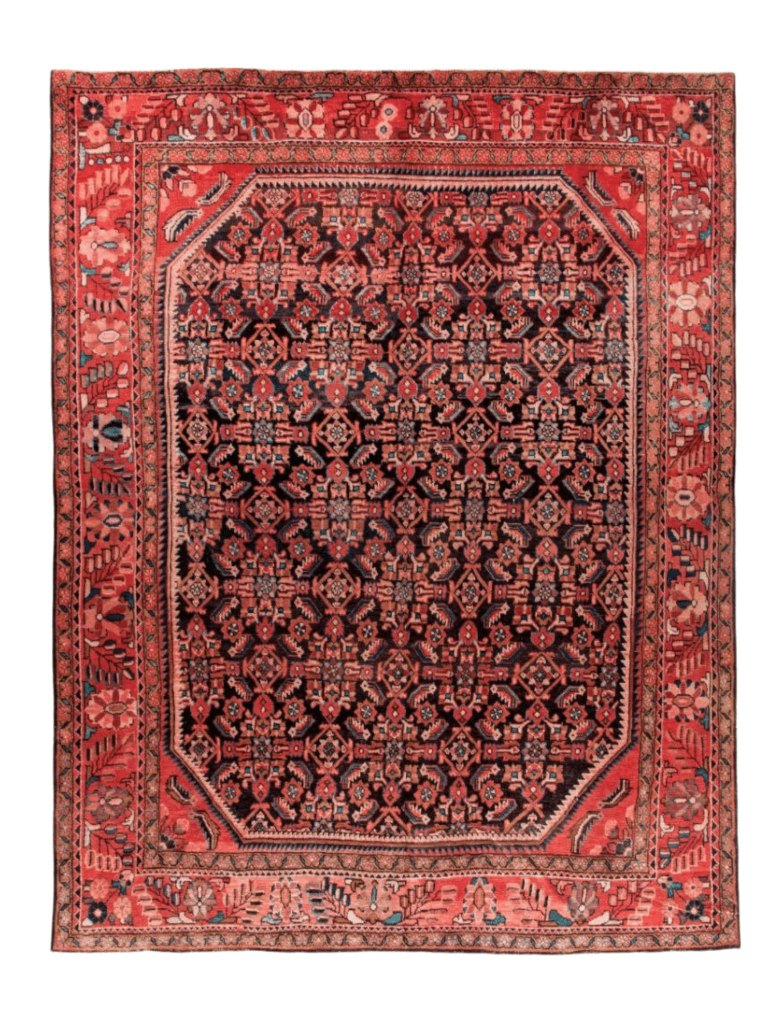 Persian Hamadan Rug | 7' 9” x 10' - Rug the Rock - 