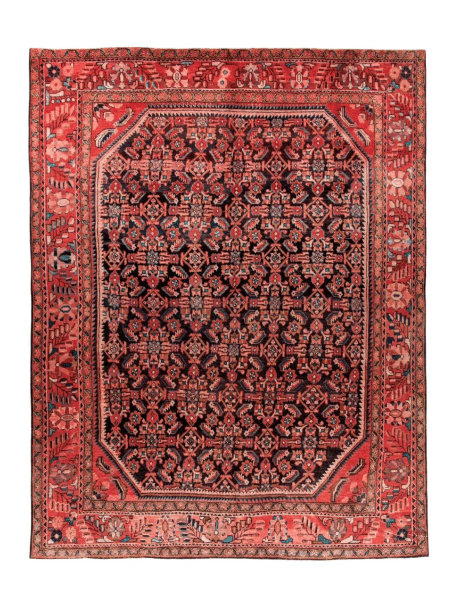 Persian Hamadan Rug | 7' 9” x 10' - Rug the Rock - 