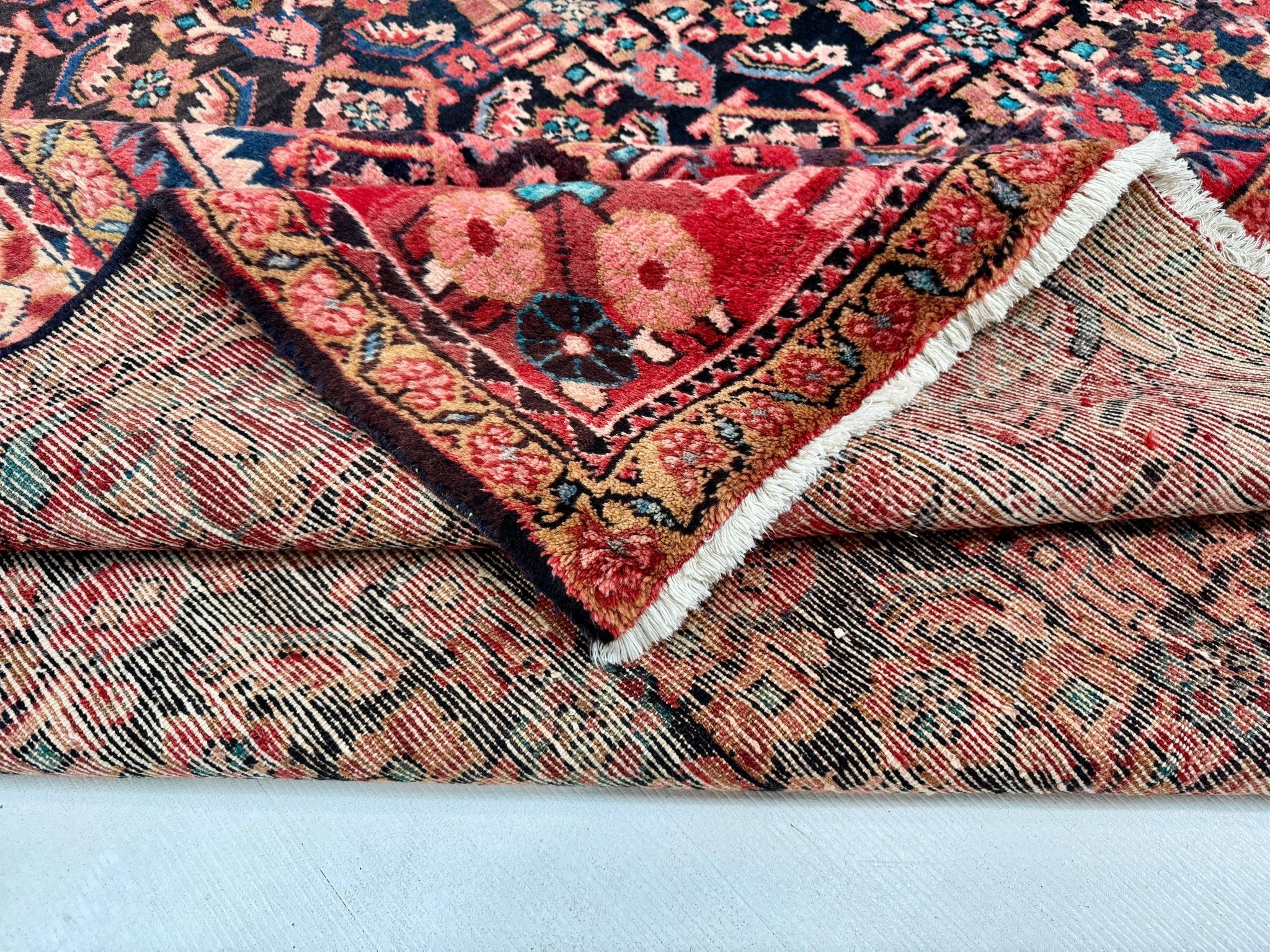 Persian Hamadan Rug | 7' 9” x 10' - Rug the Rock - 