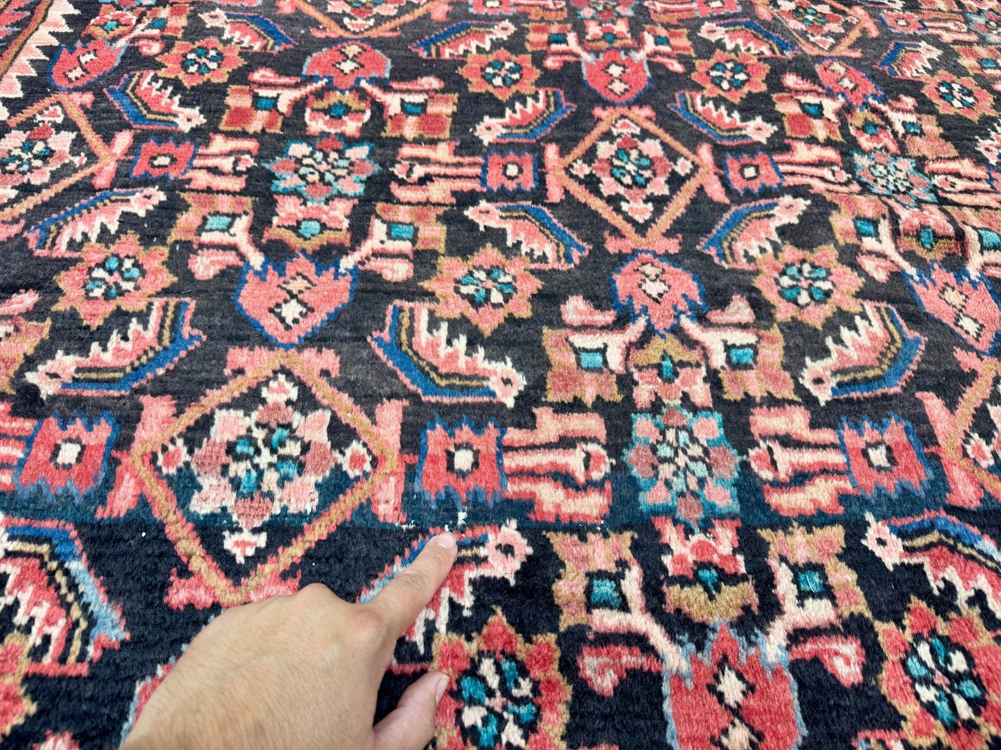 Persian Hamadan Rug | 7' 9” x 10' - Rug the Rock - 