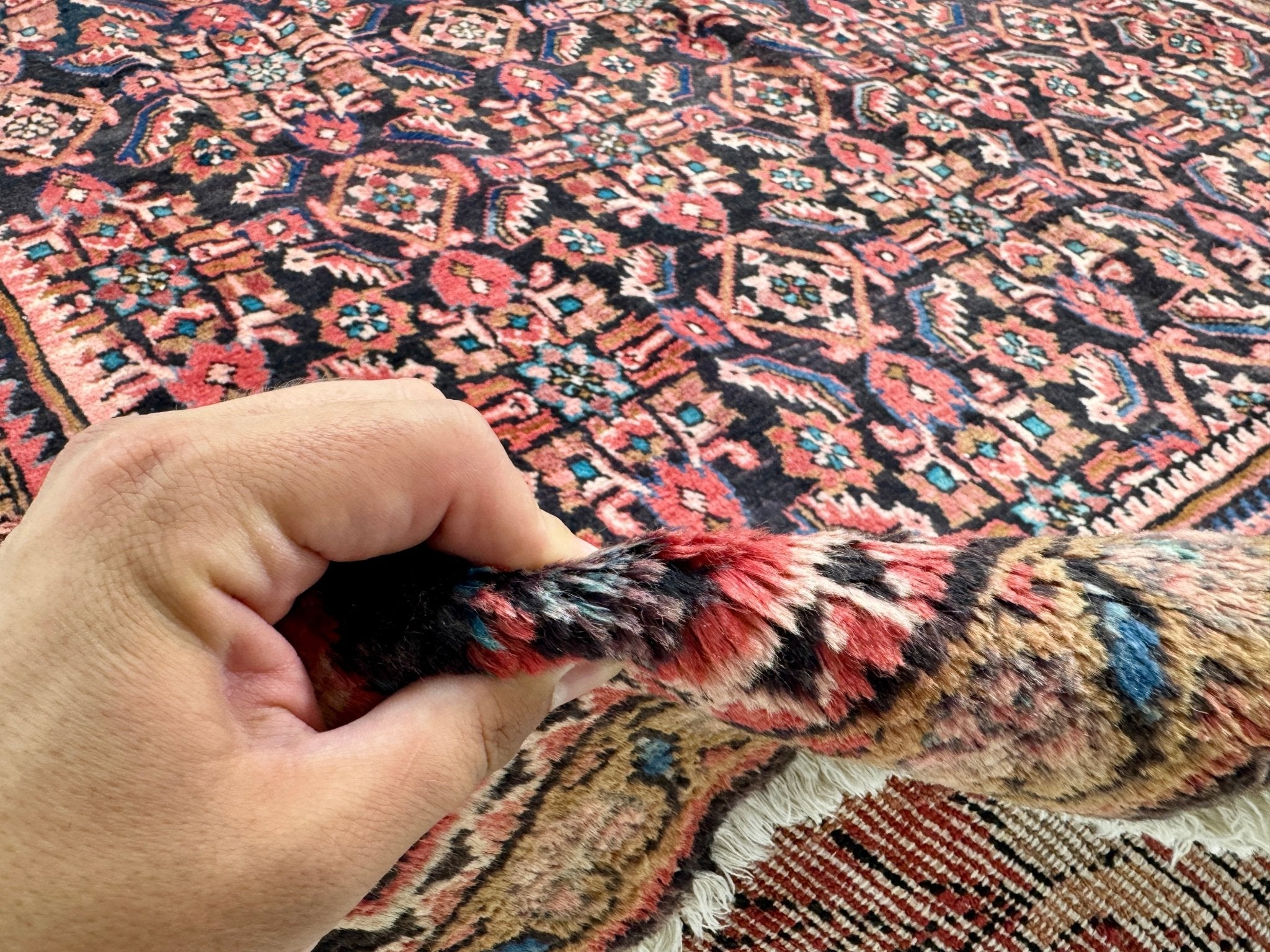 Persian Hamadan Rug | 7' 9” x 10' - Rug the Rock - 