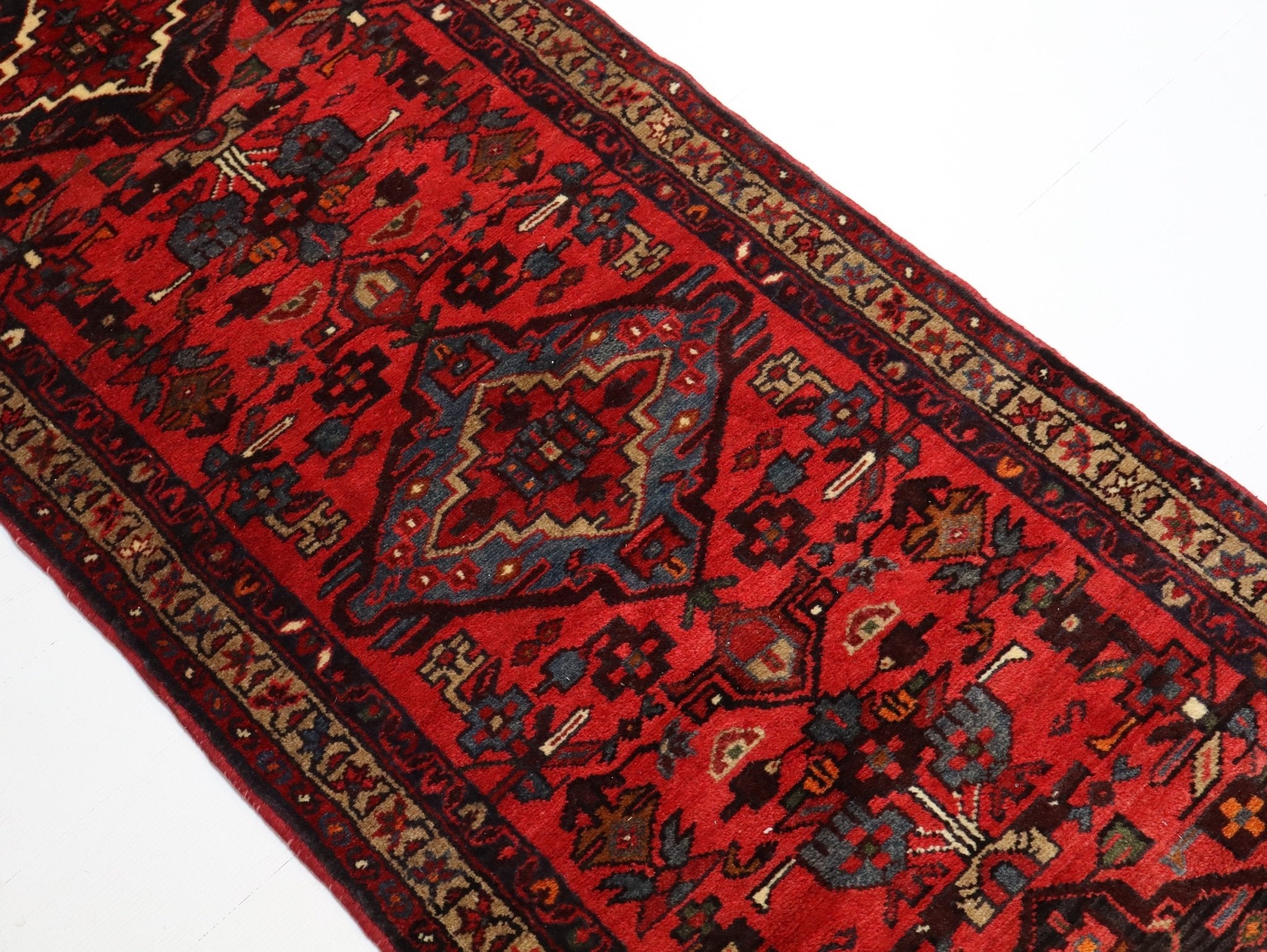 Persian Hamadan Runner Rug | 2' 8" x 9' 6" - Rug the Rock - 