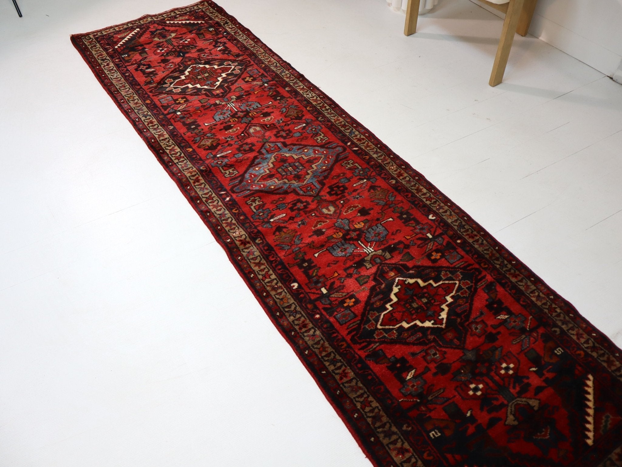 Persian Hamadan Runner Rug | 2' 8" x 9' 6" - Rug the Rock - 