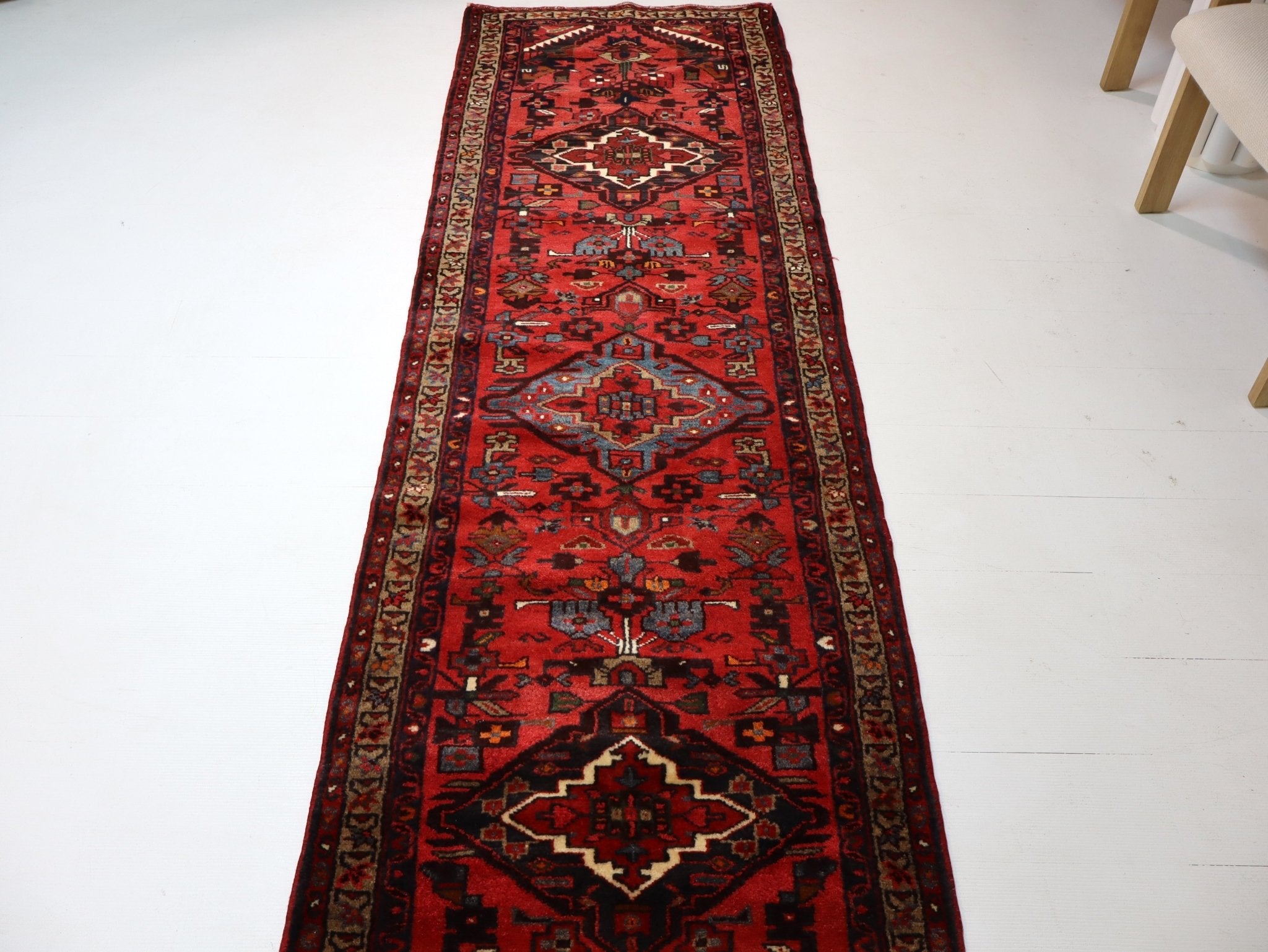 Persian Hamadan Runner Rug | 2' 8" x 9' 6" - Rug the Rock - 