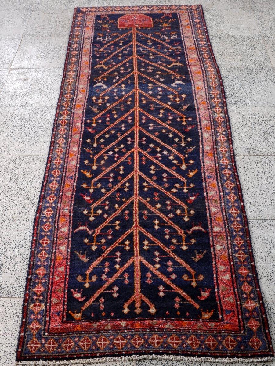 Persian Hamadan Runner Rug | 3' 1” x 8' 9" - Rug the Rock - 