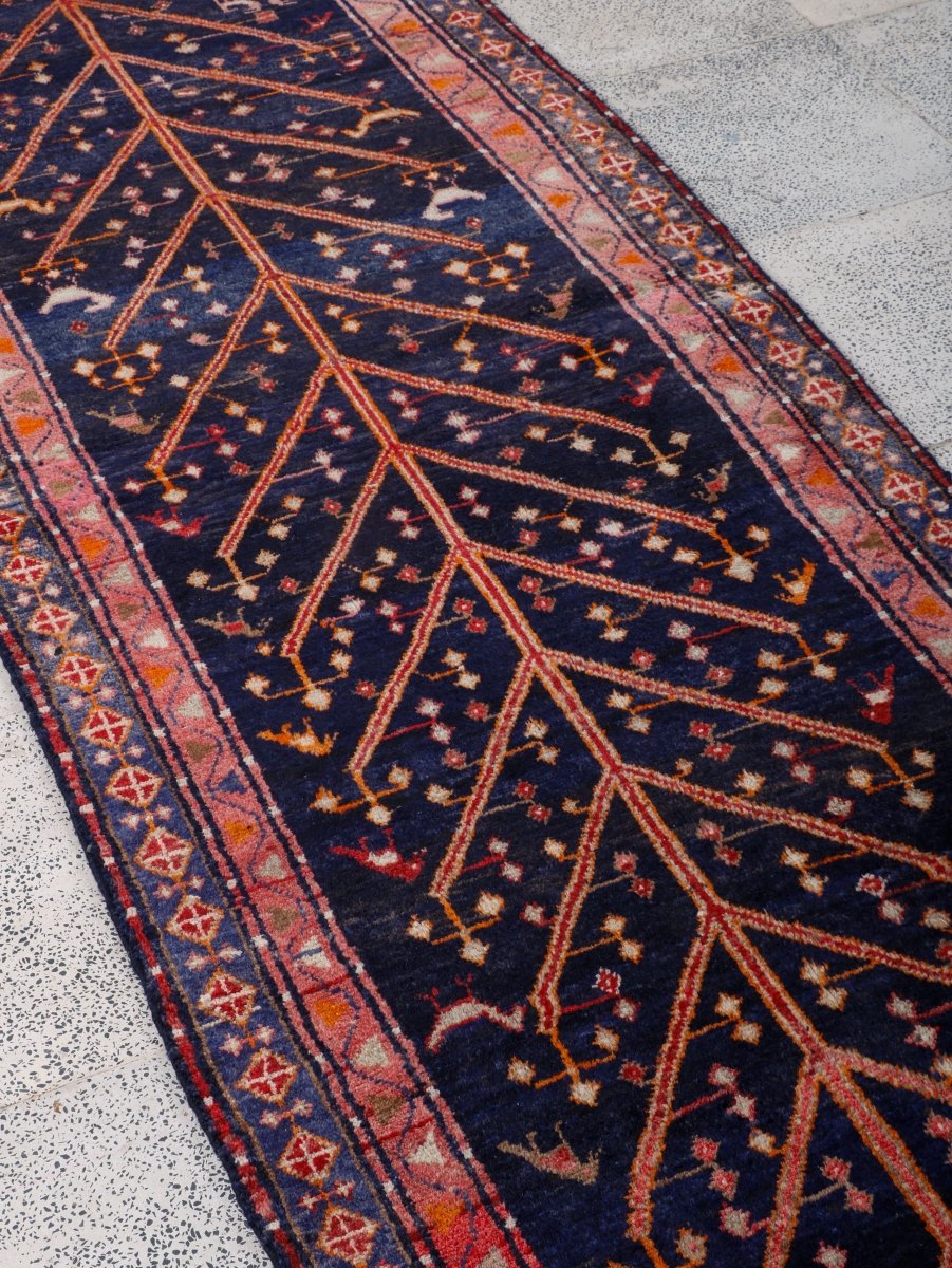 Persian Hamadan Runner Rug | 3' 1” x 8' 9" - Rug the Rock - 