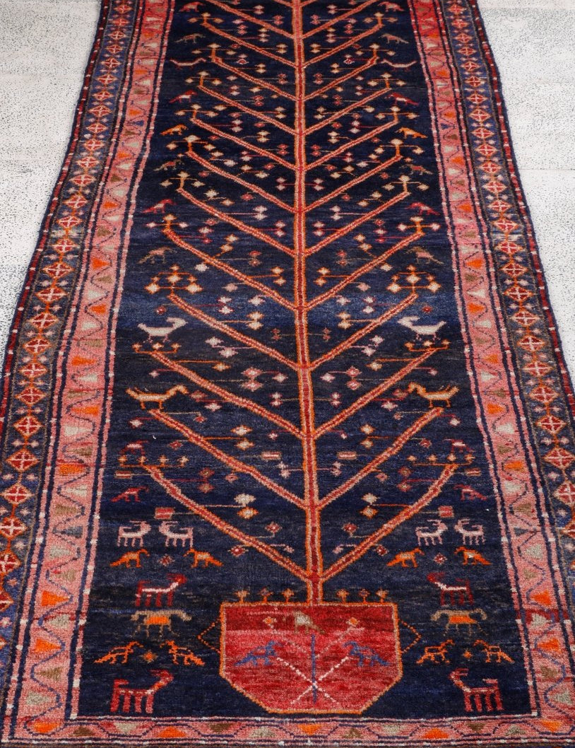 Persian Hamadan Runner Rug | 3' 1” x 8' 9" - Rug the Rock - 