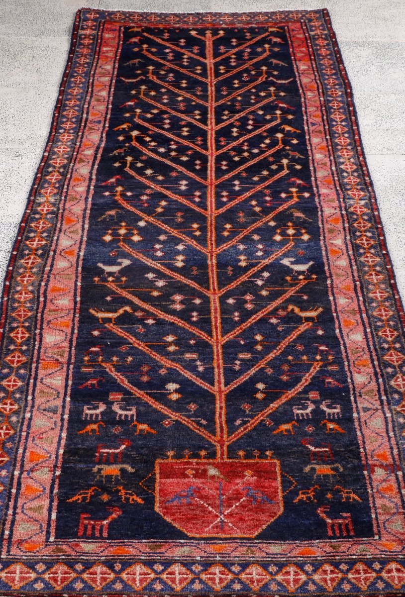 Persian Hamadan Runner Rug | 3' 1” x 8' 9" - Rug the Rock - 