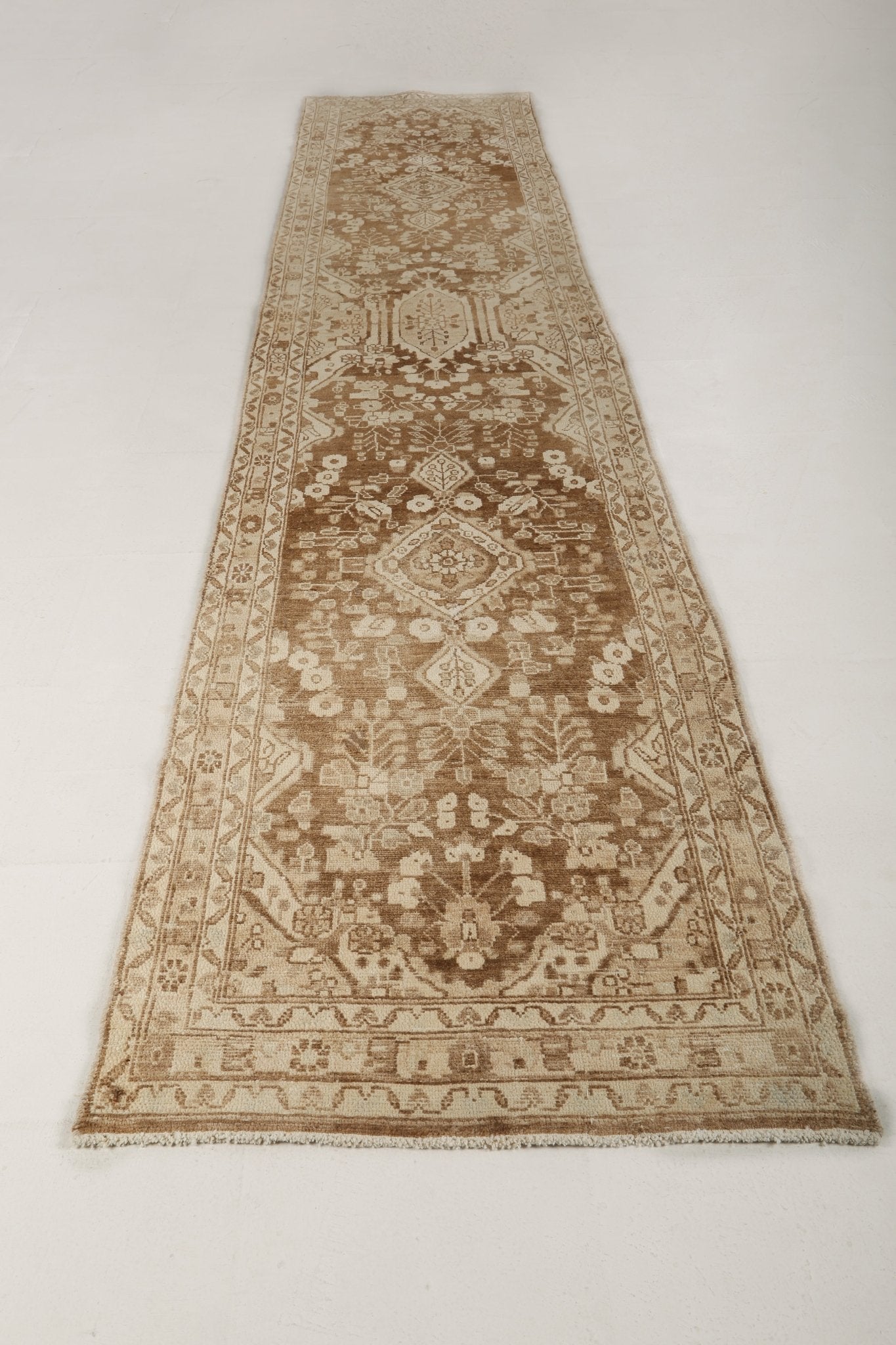 Persian Hamadan Runner Rug | 3' 3" x 15' 7" - Rug the Rock - 