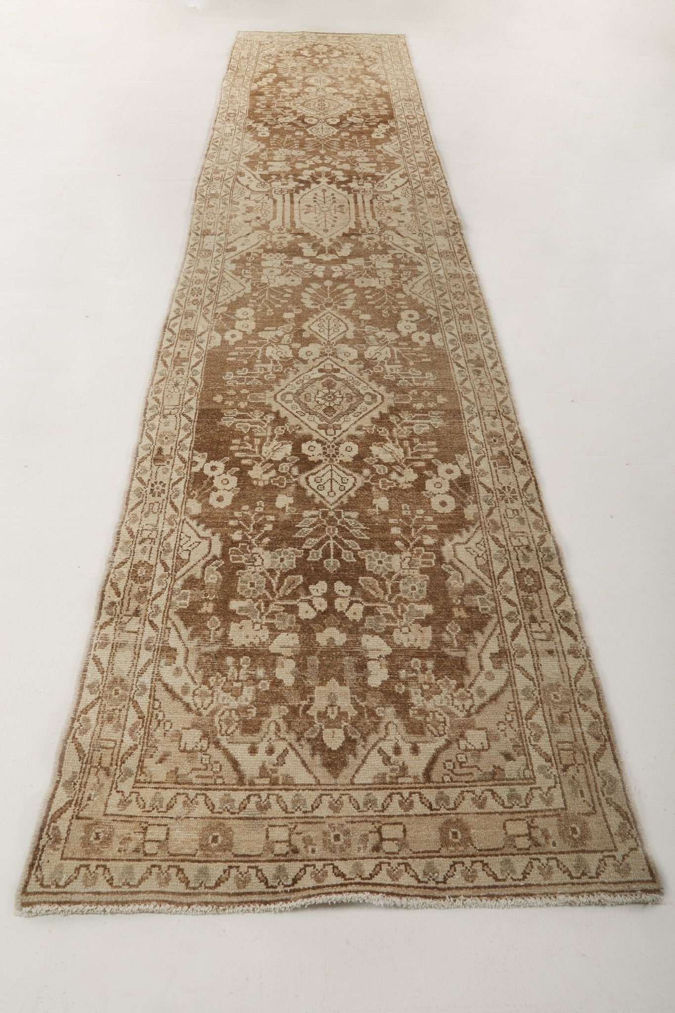 Persian Hamadan Runner Rug | 3' 3" x 15' 7" - Rug the Rock - 