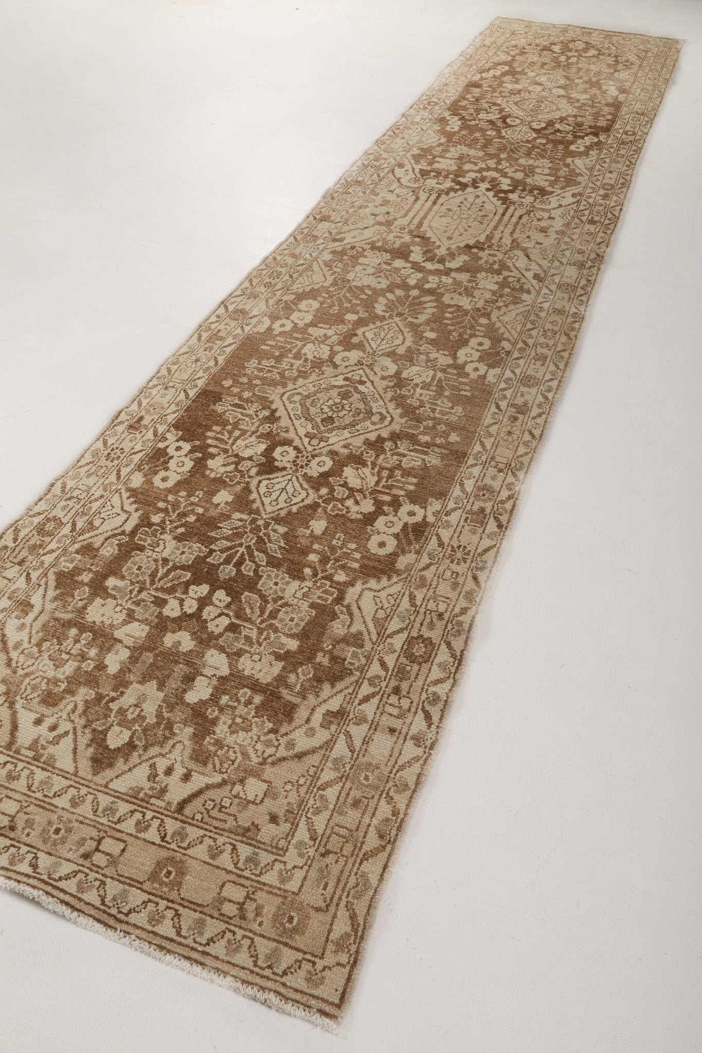 Persian Hamadan Runner Rug | 3' 3" x 15' 7" - Rug the Rock - 