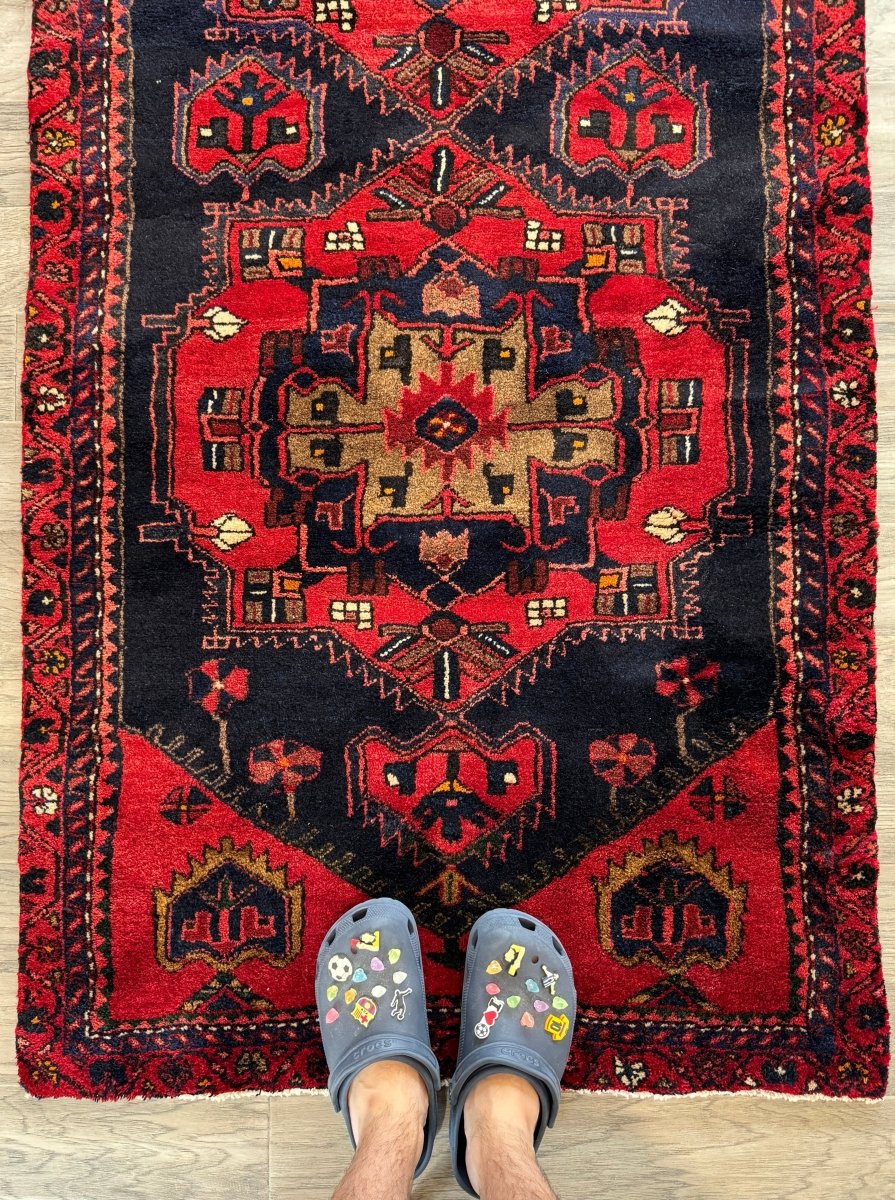 Persian Hamadan Runner Rug | 3' 3" x 9' 10" - Rug the Rock