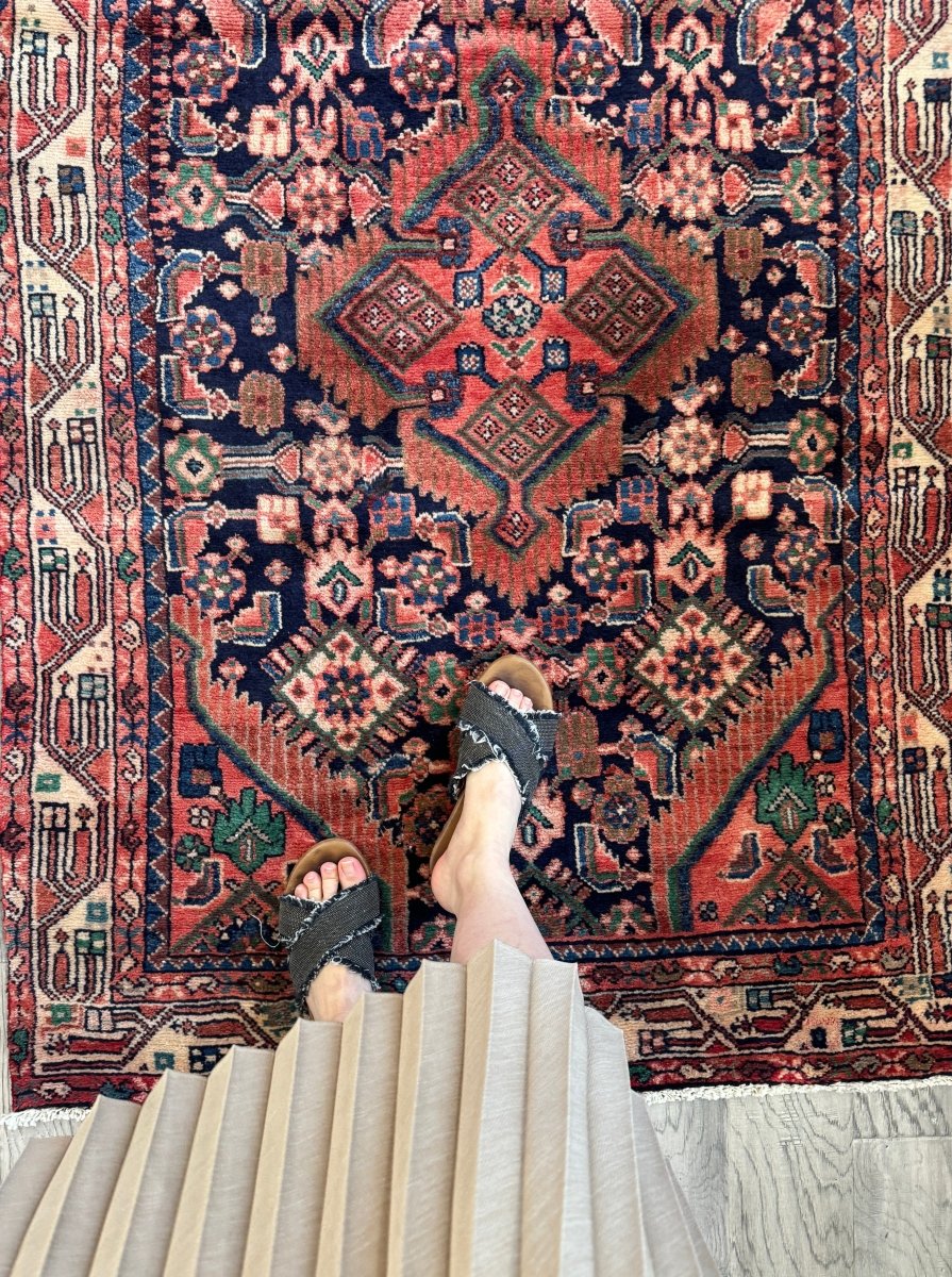 Persian Hamadan Runner Rug | 3' 3" x 9' 5" - Rug the Rock